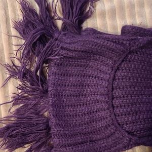 Hooded scarf with hand pockets!